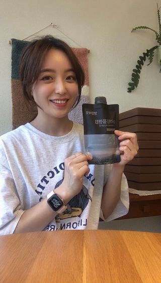 일일하우 슬리밍 플랜B 고소한 귀리맛, 진한 카카오맛 (체중조절식) — 5점을 준 리뷰어가 2023년 8월 올린 사용 사진