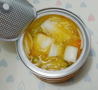 셰프애찬 단호박 백김치 1kg — 4점을 준 리뷰어가 2022년 10월 올린 사용 사진