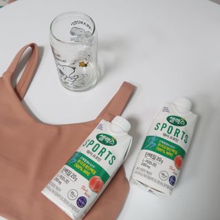 셀렉스스포츠 셀렉스 스포츠 웨이 프로틴 복숭아_ 330ml x 12팩 — 5점을 준 리뷰어가 2021년 3월 올린 사용 사진