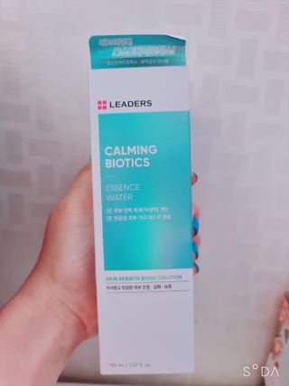 리더스코스메틱 리더스 카밍 바이오틱스 에센스 워터 — 5점을 준 리뷰어가 2021년 8월 올린 사용 사진