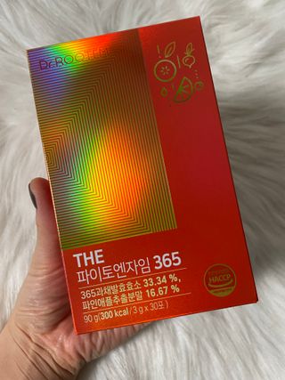[닥터루템]맛있는 파인애플맛 과채효소 THE파이토엔자임365 1box (30포) — 5점을 준 리뷰어가 2022년 9월 올린 사용 사진