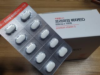 [푸름웰니스] 프리미엄 비타민D (500mgX180정) — 5점을 준 리뷰어가 2022년 4월 올린 사용 사진