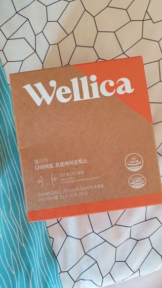 웰리카 다이어트 프로바이오틱스 — 5점을 준 리뷰어가 2021년 1월 올린 사용 사진