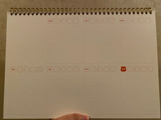 리훈 곰부 체크리스트+ 곰부 리무버블스티커 1장 — 5점을 준 리뷰어가 2021년 6월 올린 사용 사진