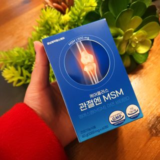 [경남제약헬스케어]케어플러스 관절엔 MSM 1000mg 60정/1개월분/관절/뼈/연골 영양/비타민D+아연/1일2정 — 5점을 준 리뷰어가 2024년 1월 올린 사용 사진