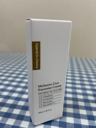하이브리온 [쿠팡]멜라제로 시카엑소좀 크림 50ml PDRN 줄기세포 주름 미백기능성 피부과 병원입점, 1개, 50g — 5점을 준 리뷰어가 2025년 7월 올린 사용 사진