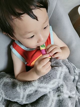 광동생활건강 [세계판매1위 유산균] 컬처렐 키즈 패킷 30포1박스 — 5점을 준 리뷰어가 2022년 7월 올린 사용 사진