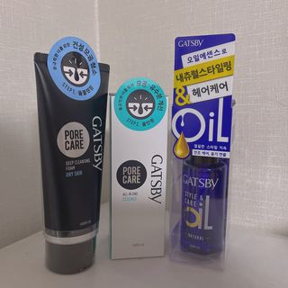 [갸스비] 명불허전, 남성을 위한 브랜드 갸스비의 올인원, 폼클렌징, 헤어오일 3종 — 5점을 준 리뷰어가 2021년 4월 올린 사용 사진