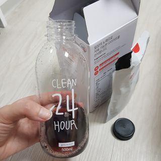 클린24시간 1BOX(5포) + 전용보틀(500ml) — 5점을 준 리뷰어가 2022년 9월 올린 사용 사진