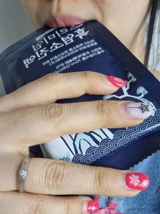 참앤들황토농원 국내산 흑염소를 정성스럽게 담은, 프리미엄 흑염소 진액 70ml x 30포 1박스 — 5점을 준 리뷰어가 2023년 1월 올린 사용 사진
