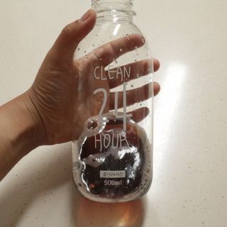 클린24시간 1BOX(5포) + 전용보틀(500ml) — 5점을 준 리뷰어가 2023년 8월 올린 사용 사진