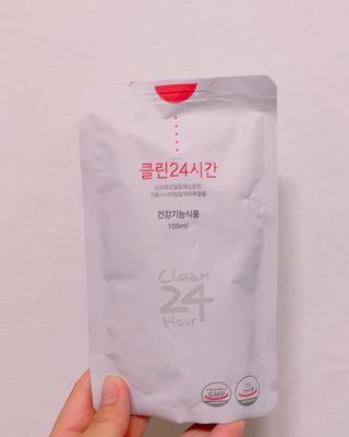 클린24시간 1BOX(5포) + 전용보틀(500ml) — 5점을 준 리뷰어가 2022년 8월 올린 사용 사진