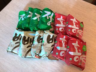 [풀무원] 자연은맛있다 정면, 백면, 홍면  세트 — 5점을 준 리뷰어가 2021년 4월 올린 사용 사진