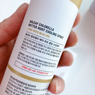 달리프 클로렐라 베러 루트 쿨링 스프레이 100ml — 3.5점을 준 리뷰어가 2021년 5월 올린 사용 사진