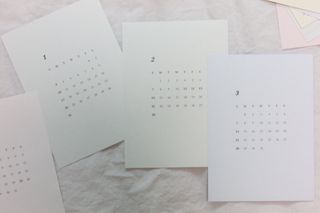 콜린스 2021 엽서 캘린더와 마스킹 테이프 3종 — 4점을 준 리뷰어가 2020년 12월 올린 사용 사진