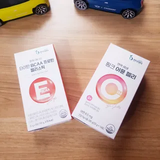 인디닥터 면역 생생 핑크 이뮨 젤리 + 타이탄 BCAA 프로틴 젤리스틱 — 4점을 준 리뷰어가 2022년 3월 올린 사용 사진