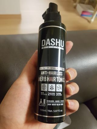 다슈코리아 다슈 데일리 안티 헤어로스 허브 헤어토닉 150ml — 5점을 준 리뷰어가 2021년 2월 올린 사용 사진