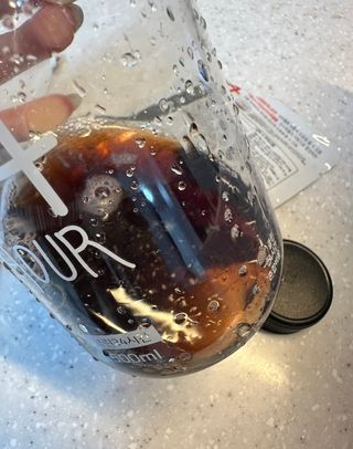 클린24시간 1BOX(5포) + 전용보틀(500ml) — 3점을 준 리뷰어가 2022년 12월 올린 사용 사진