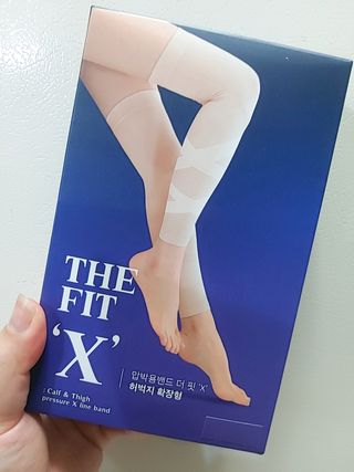 땡스마이레그 더핏X 압박밴드 허벅지확장형 — 4점을 준 리뷰어가 2022년 8월 올린 사용 사진