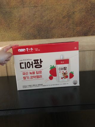 [몸엔용] 우리 아이 건강간식, 달콤한 녹용곤약젤리 디어팡 4종 — 4점을 준 리뷰어가 2021년 8월 올린 사용 사진