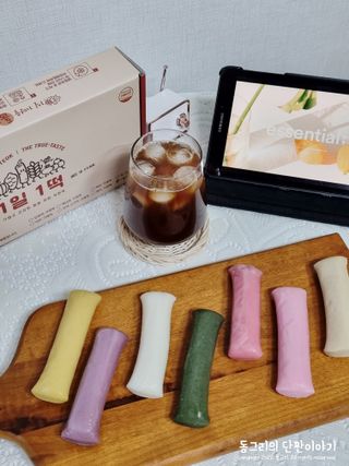 [푸디푸디] 1일1떡!  가래떡 낱개포장 아침식사 식사대용! 7종 세트 혼합 (1BOX=14개입) — 5점을 준 리뷰어가 2022년 4월 올린 사용 사진