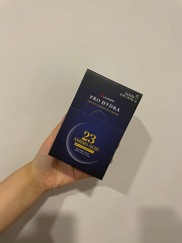 리더스 프로 하이드라 아미노 슬리핑 마스크 리뷰 사진