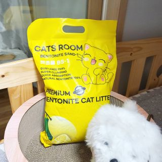 겟플렉스 켓플렉스 캣츠룸BS-1 고양이모래 4kg — 5점을 준 리뷰어가 2021년 1월 올린 사용 사진