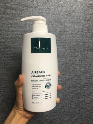 셀라피 에이리페어 크림 바디 워시 2세대 500ml — 5점을 준 리뷰어가 2021년 1월 올린 사용 사진
