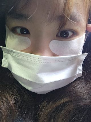 [풀리다 노잠패치] / 잠깨는 패치(졸음방지+눈가케어) 1팩(5회분) /공부할때, 운전할때, 골프, 눈 피로할때 — 4점을 준 리뷰어가 2022년 12월 올린 사용 사진