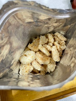 미즈꼬레아 치즈맛 누룽지크리스피 — 5점을 준 리뷰어가 2022년 1월 올린 사용 사진
