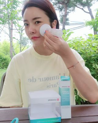 리더스코스메틱 리더스 카밍 페이스 쿨러 + 카밍 바이오틱스 앰플 — 5점을 준 리뷰어가 2021년 9월 올린 사용 사진