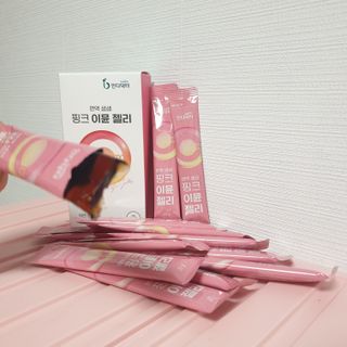 [인디닥터] 면역 생생 핑크 이뮨 젤리 — 5점을 준 리뷰어가 2022년 5월 올린 사용 사진