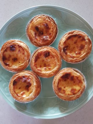 디앙뜨 포르투갈 에그타르트 오리지널 맛+패션후르츠 맛 중 택1 — 5점을 준 리뷰어가 2021년 8월 올린 사용 사진
