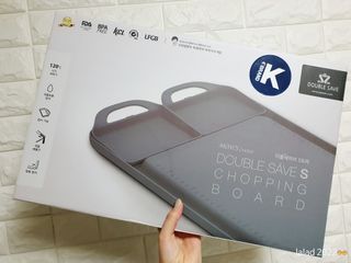 브랜드K 플래그십스토어 [브랜드K X 제이엠그린]국물이 흐르지 않는 더블세이브 D도마+TPU도마 — 5점을 준 리뷰어가 2022년 1월 올린 사용 사진