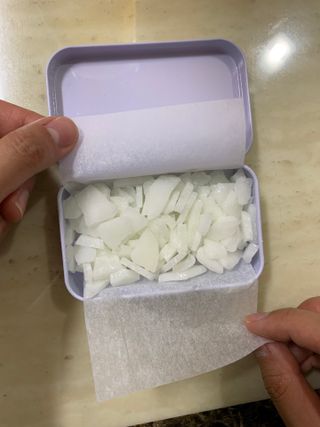 [아이스칩스] 무설탕 비건 자일리톨 캔디 7종 2개기준 — 5점을 준 리뷰어가 2021년 7월 올린 사용 사진