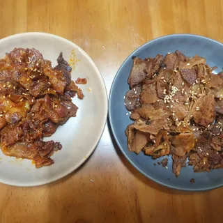 [앤더미트] 더 불맛 북성로 연탄불고기 반반 세트(간장맛 150g,매콤한 맛 150g) — 5점을 준 리뷰어가 2022년 4월 올린 사용 사진