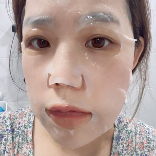 태그스킨 4스텝 주름개선 피부미백 영양 마스크팩 3개 세트(최신버전) — 4.5점을 준 리뷰어가 2022년 7월 올린 사용 사진