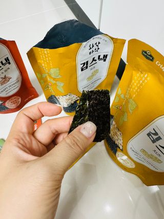 더빈트 와삭바삭 김스낵 — 4점을 준 리뷰어가 2023년 1월 올린 사용 사진