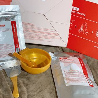 메디필 레드 락토 콜라겐 모델링 팩 — 4점을 준 리뷰어가 2021년 3월 올린 사용 사진