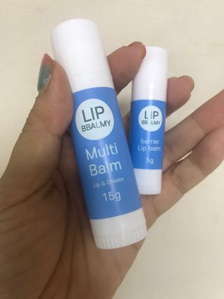 [립빠미] 립앤칙스 멀티밤 + 베리어립밤 2종 — 4점을 준 리뷰어가 2021년 8월 올린 사용 사진