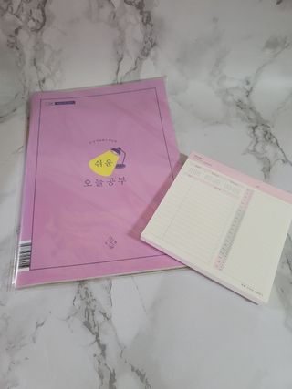 리훈 쉬운 오늘공부 스터디플래너+메모생활 30분 공부 떡메모지 — 5점을 준 리뷰어가 2022년 2월 올린 사용 사진