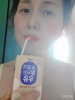 소화가 잘되는 우유 국산 5곡 미숫가루 — 5점을 준 리뷰어가 2021년 9월 올린 사용 사진