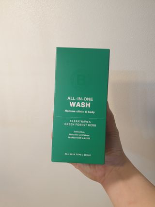 블랙페블 남성청결제 올인원 바디워시 클린 웨이브 — 5점을 준 리뷰어가 2021년 4월 올린 사용 사진