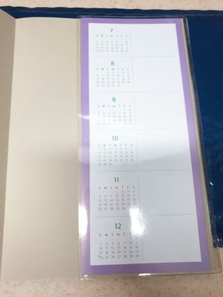 리훈 2023년 아이라이크 모눈 다이어리 미니달력 세트 — 5점을 준 리뷰어가 2022년 12월 올린 사용 사진