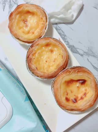 디앙뜨 포르투갈 에그타르트 오리지널 맛+패션후르츠 맛 중 택1 — 5점을 준 리뷰어가 2021년 7월 올린 사용 사진