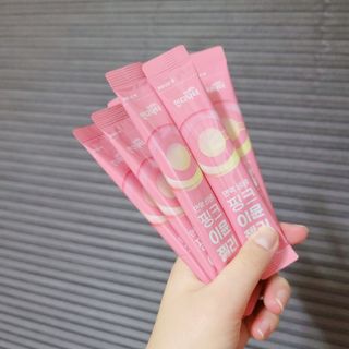 [인디닥터] 면역 생생 핑크 이뮨 젤리 — 5점을 준 리뷰어가 2022년 3월 올린 사용 사진