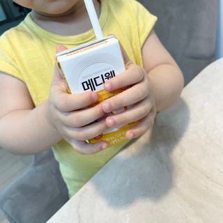 메디웰 페디아드링크 미니 바나나맛 — 5점을 준 리뷰어가 2022년 8월 올린 사용 사진