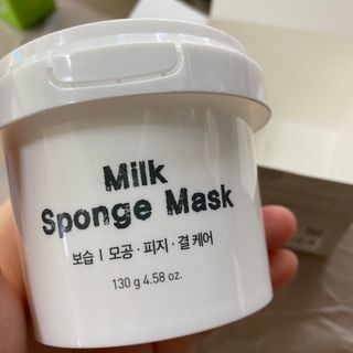 리더스코스메틱 리더스 밀크 스폰지 마스크 — 3점을 준 리뷰어가 2021년 2월 올린 사용 사진