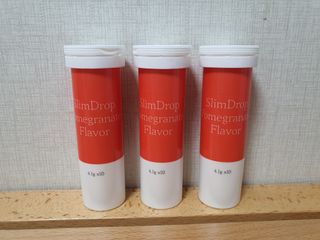 [슬림드랍 석류맛] 건기식 다이어트 보조제 겸 비타민 — 5점을 준 리뷰어가 2022년 1월 올린 사용 사진