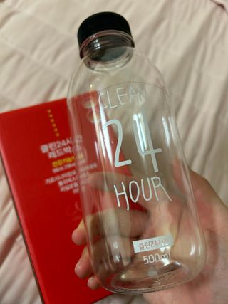 클린24시간 레드박스 1BOX(5포) + 전용보틀(500ml) — 5점을 준 리뷰어가 2024년 1월 올린 사용 사진